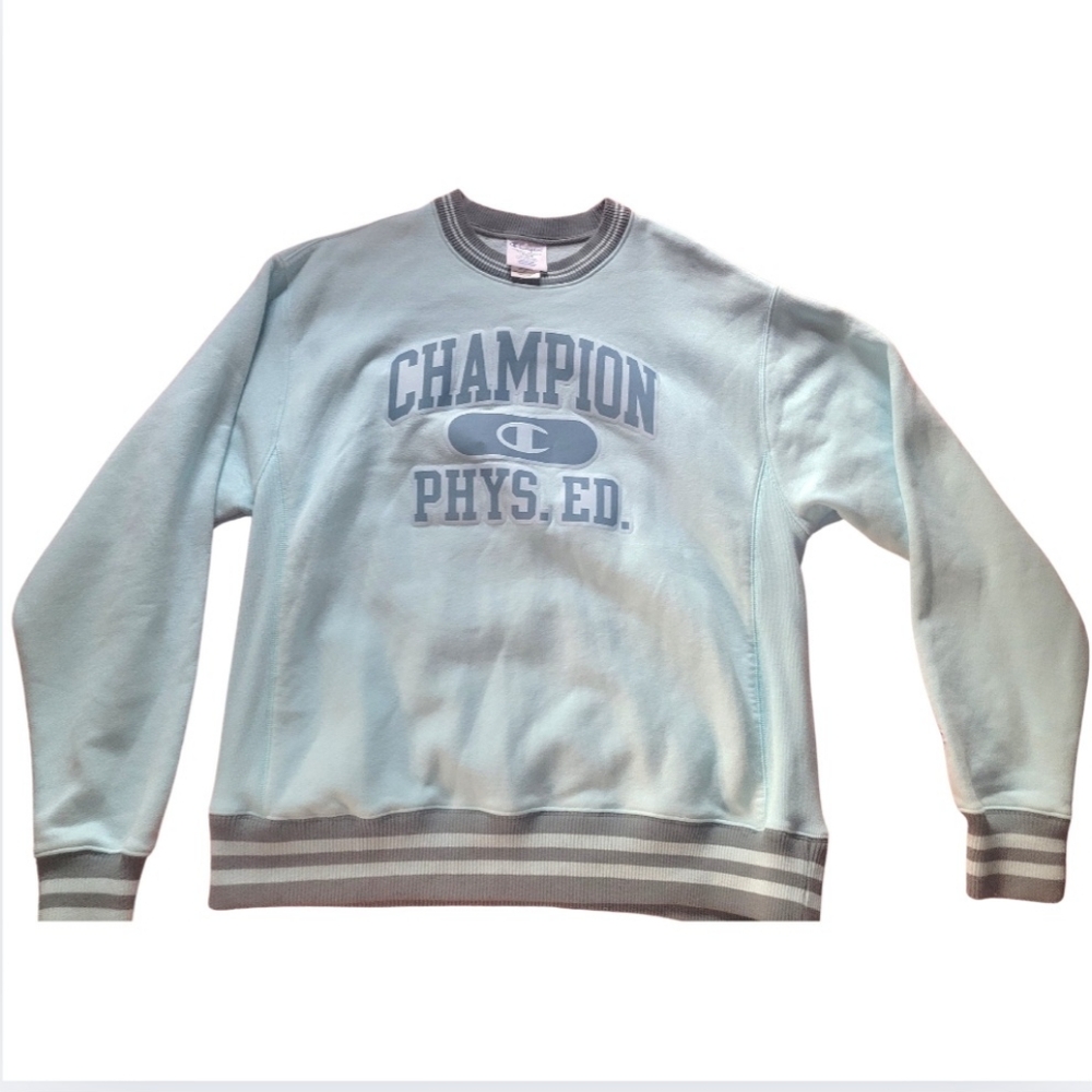 Vintage Champion Crewneck Sweatshirt. Mens size xl Blue